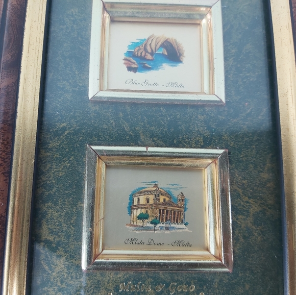 - Vintage gold tone framed painting - Picture 5 of 8